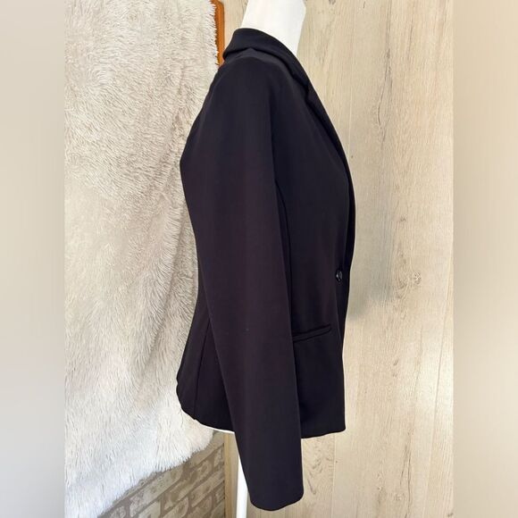 Worthington Black One-Button Suit Jacket Blazer Fully Lined size medium - Picture 4 of 13